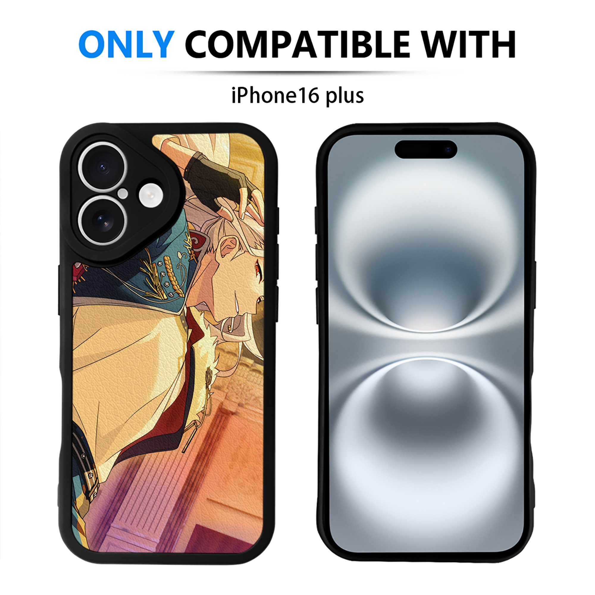 （画像用） あんさんぶるスターズ! Ensemble Stars 【iPhone 16シリーズ対応】シリコンスマホケース（レザー調） 材質：シリコン